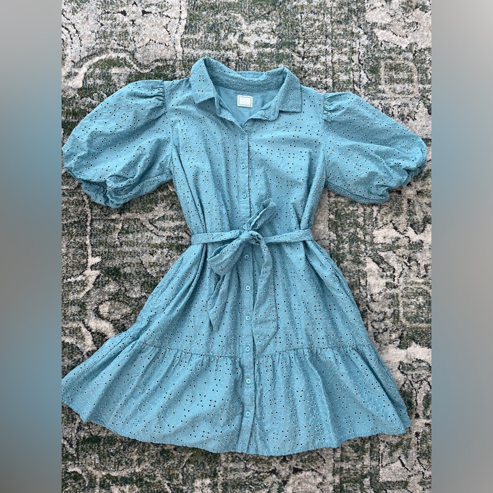 Society Social X Crown Ivy - Puff-Sleeve Mini Dress